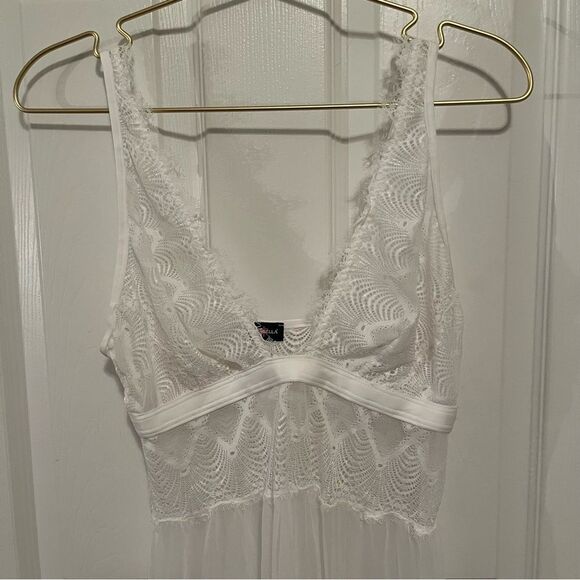 Cosabella White Lace Chemise - Picture 3 of 10